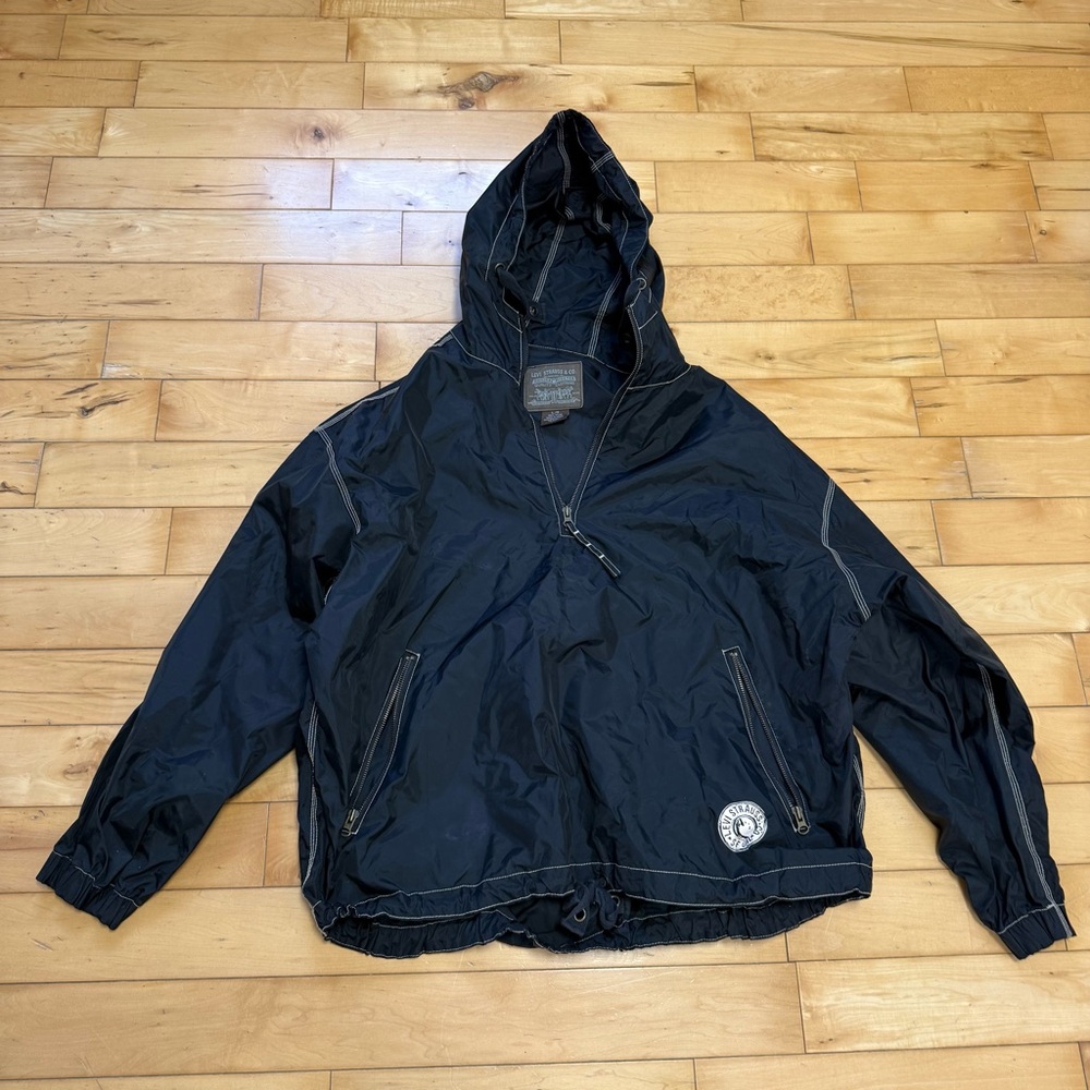 Levi's Navy Windbreaker Jacket